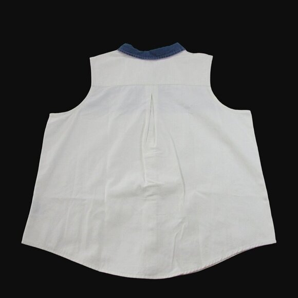 Wrangler Retro Women's Sleeveless Aztec Printed Snap Shirt - Cream - Picture 2 of 3